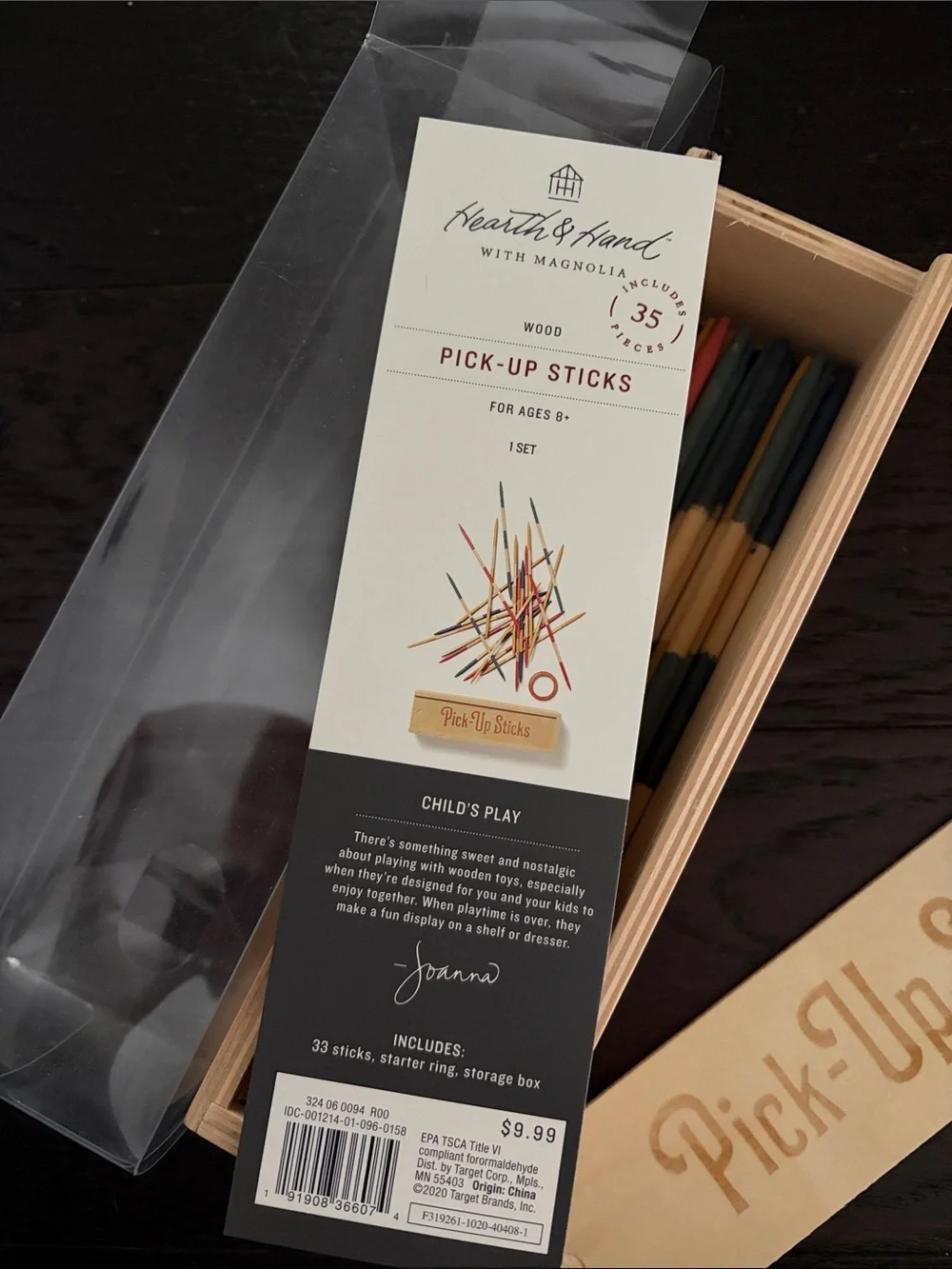 Hearth & Hand Wooden Pick-Up Sticks Set